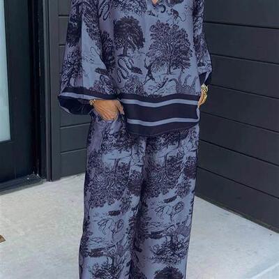 Fashionista V-neck long sleeve pocket casual ladies suit