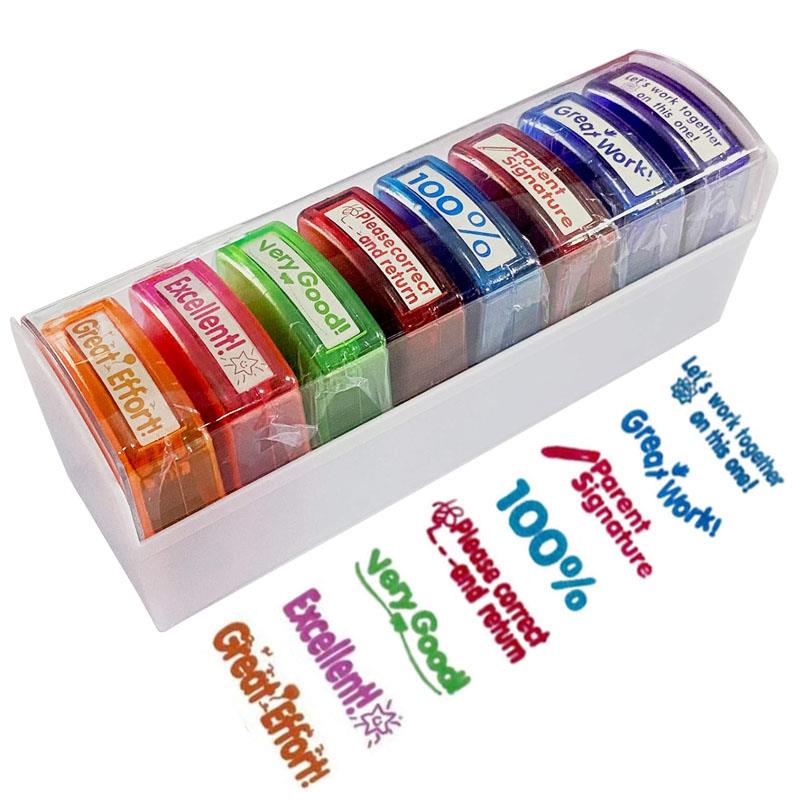 Rectangular Teacher Stamps for Grading Classroom Signature