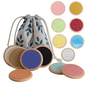 Children Montessori Sensory Toys Tactile Board Matching Game