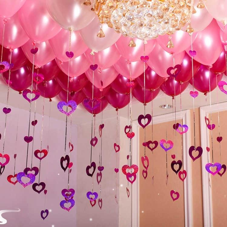 24气球飘空网红气球七彩气球打气会飞的可以升空能飞起来装饰布置