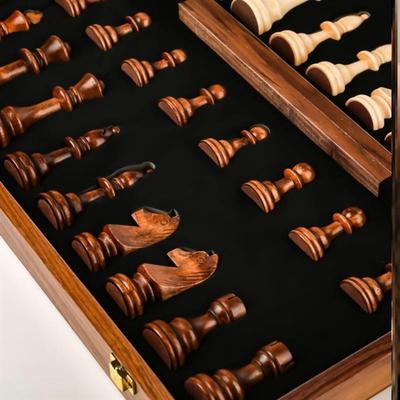 Chess solid wood high gradesuit large folding chessboard棋盘