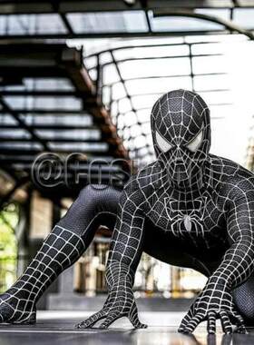 Tobey Maguire Spiderman Costume Black/Red Raimi Spider Man C