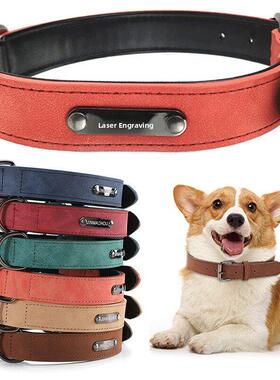 pet dog tag collar puppy cat id collars medium 宠物项圈狗圈