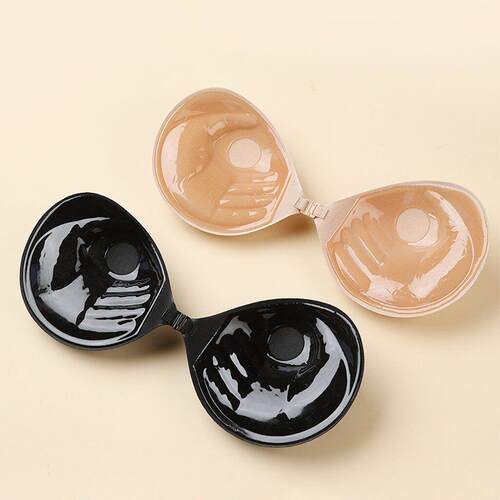 Women Backless Sticky Bra Push up Adhesive Strapless Bras