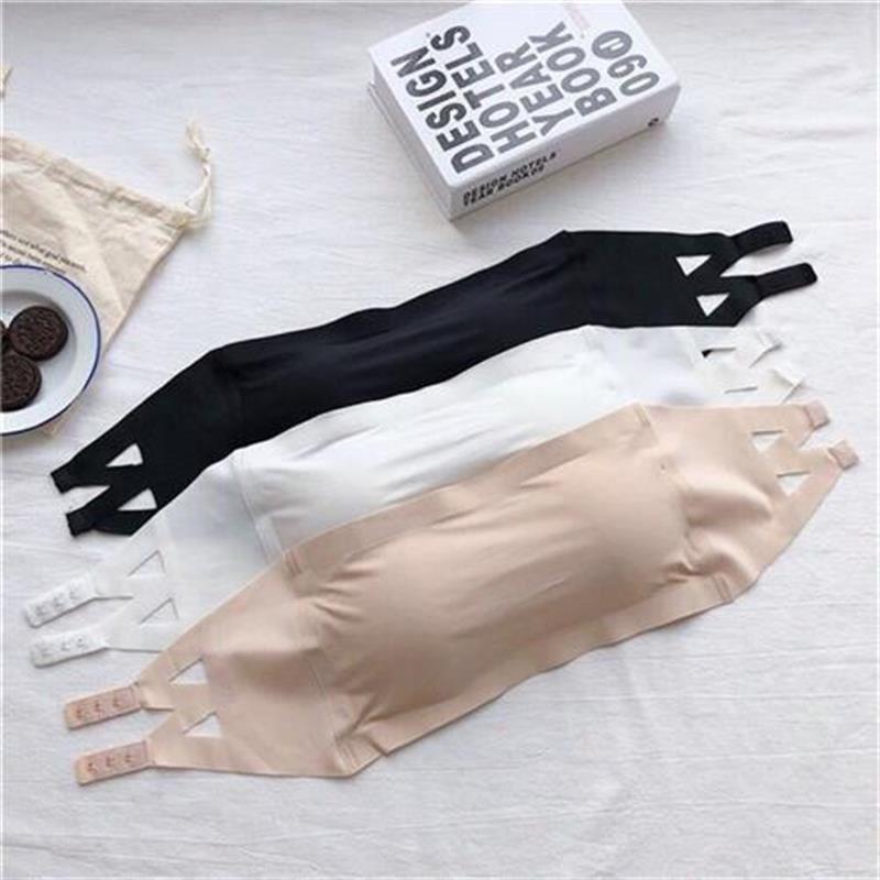 New One Piece Seamless Tube Top Women Invisible Bra