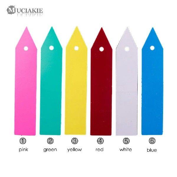 MUCIAKIE 100PCS 10x2cm Stake Type Kindergarden Plants