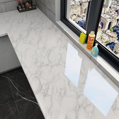 Kitchen sticker waterproof marble self-adhesive wallpaper