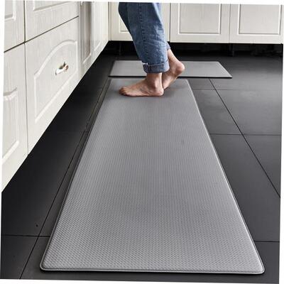 Thick pu floor mat kitchen notheron-slip washed leather door