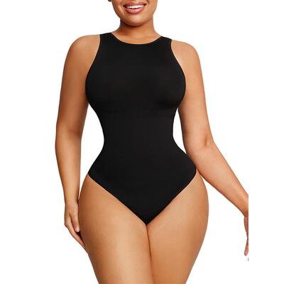Bodysuit for Women Seamless Body Sculpting Shaper High Neck