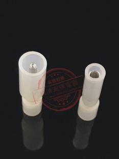 FRFNYD 新品 0.78 0.5 白色透明尼龙子弹头公母接线端子100 MPFNYD