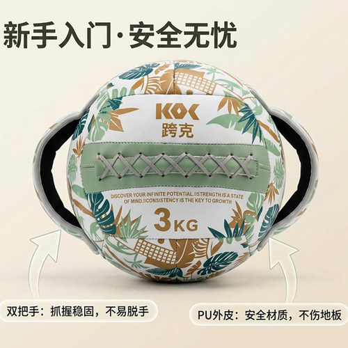 跨克3KG健身软式墙球负重训练