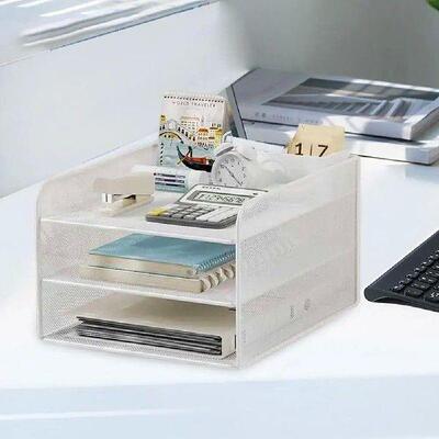 Office File Organizer Paper Organizer Efficient Three-layer