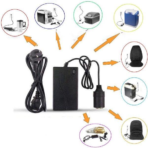 Universal 5 Amp 110V-240V AC to 12V DC Power Adapter, AC/DC