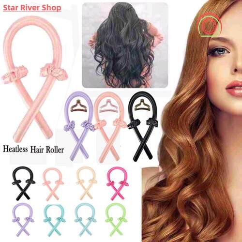 Heatless Hair Curlers Curling Iron Headband Lazy Curler Silk