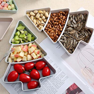 pcs Snack Plate Snack Tray Bowl Snack Box Candy Box Christm
