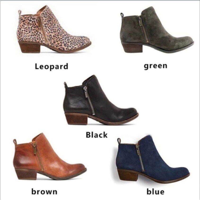 2018 women martin boots ankle boot zipper large size shoes