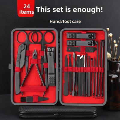 manicure set nail clipper grooming pedicure kit art tools。