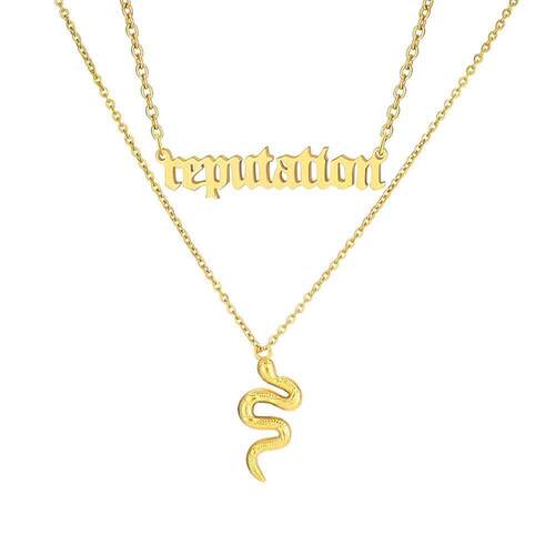 Taylor the Swift Reputation Music Album and Snake Necklace D