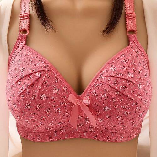 Plus Size Bra for Women Underwear Wire Free Comfort Push Up