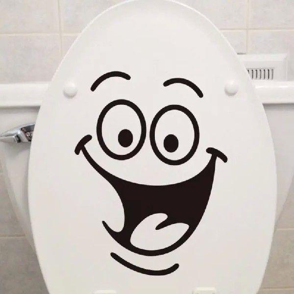 Stickers ter Toilet Lid Wall Waterproof Removable PVC