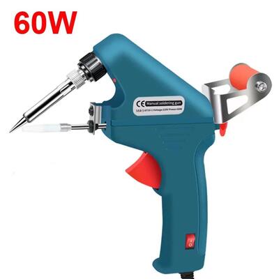 Blue Soldering Iron 60W Eagle Beak Endothermic Handheld Gun