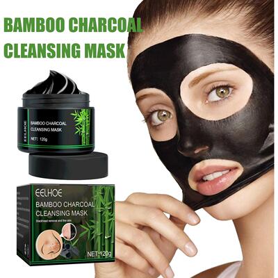 Bamboo Charcoal Blackhead Removing Tearing facial mask Shrin