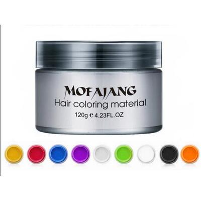 Hair Color Wax Mud Dye Cream Temporary Modeling Mofajang发泥