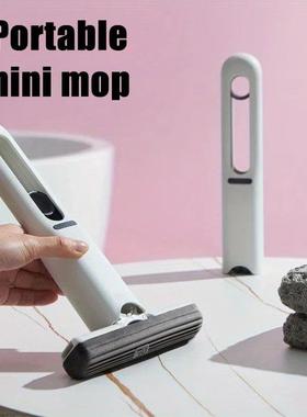 Mini Squeeze Mop Mini Mop Desk Kitchen Car Clean Tools Mops