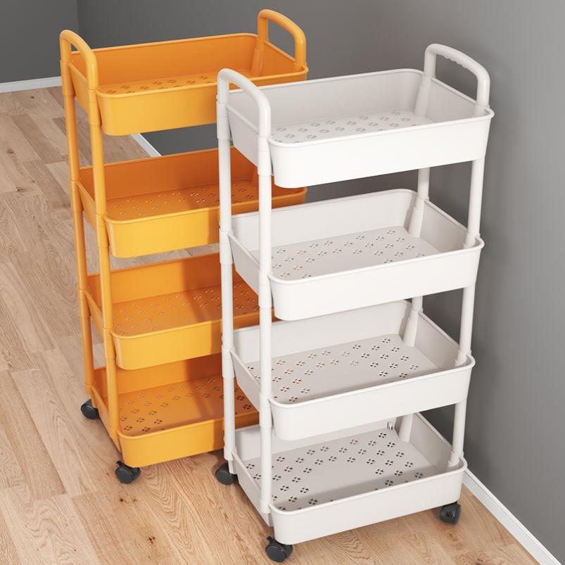 Kitchen storage rack bathroom Shelf Trolley iron shelves