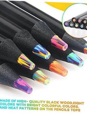 12pcs Crayons Colour Pencil Set Rainbow Pencils for Children