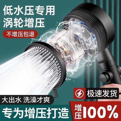Rain Shower Head Turbo Propeller Showerhead Dropshippin