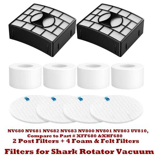 Vacuum Filter Replacement for Shark Rotator Foam and Felt