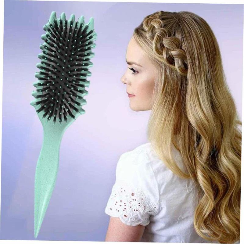 Hollow Comb Bounce Curl Define Styling Brush New Durable Smo