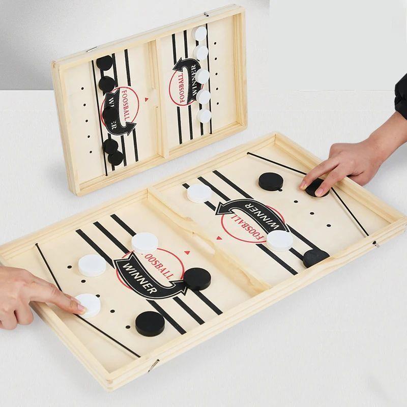 Table Hockey Paced Sling Board Game Fast Winner Party Deskto