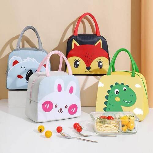Cartoon Lunch Bag Portable Insulated Thermal Lunch Box Picni