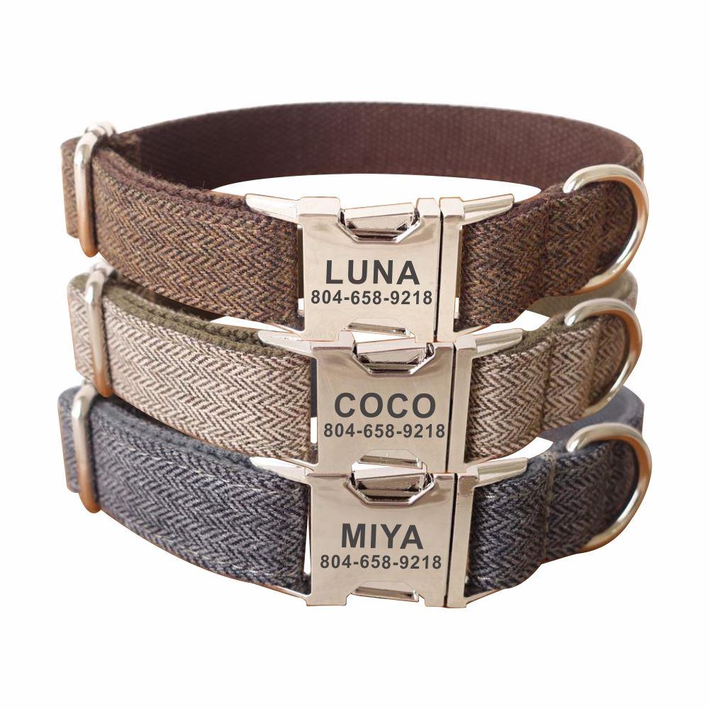 Personalized Dog Collar Customized Pet Collars Free Engravi1