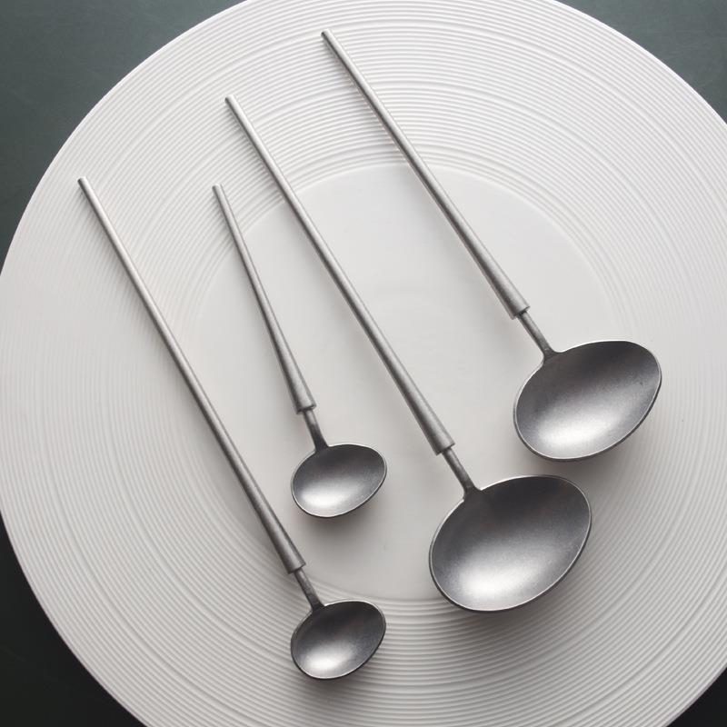 Distressed Japanese Spoon - Unique Vintage Tableware