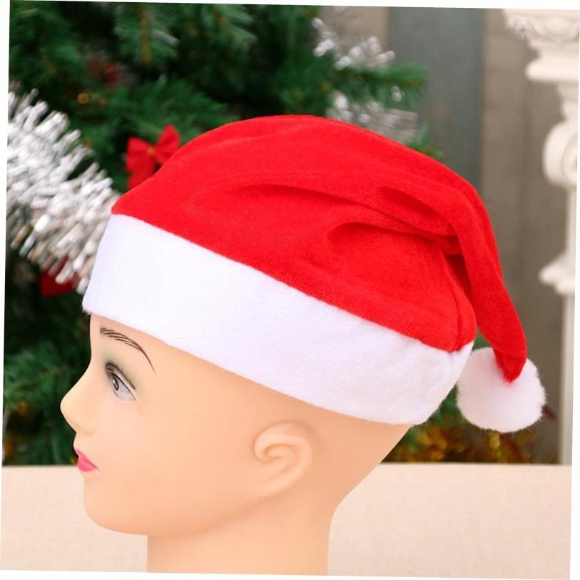 Christmas gifts Christmas hat Santa hat Golden velvet hat