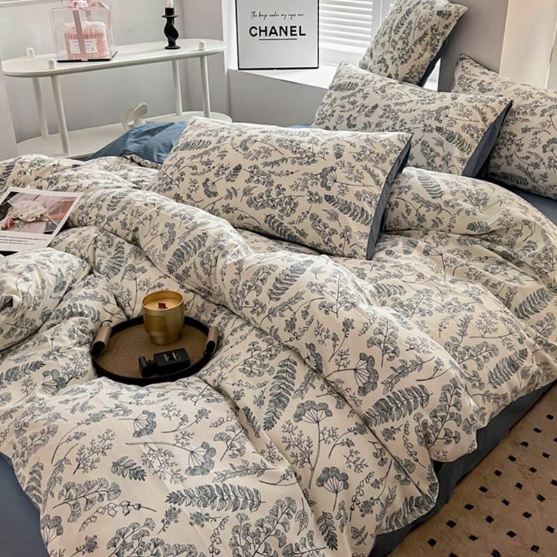bedsheet sets fitted bed sheet set bedding cover 床单套装
