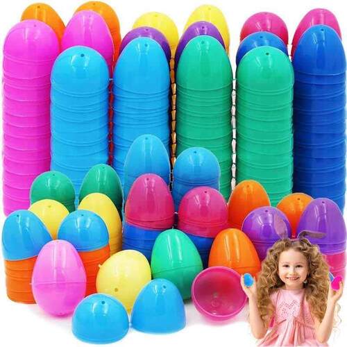 500pcs Easter eggs Fillable Easter decorations Hunting eggs
