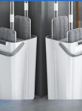 Wet and Dry Lazy Mop Flat Mop Bucket Household Mops Scratch-