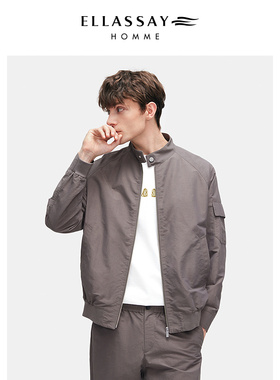 ELLASSAY歌力思男装2025年秋冬哈灵顿夹克外套EME363W01600