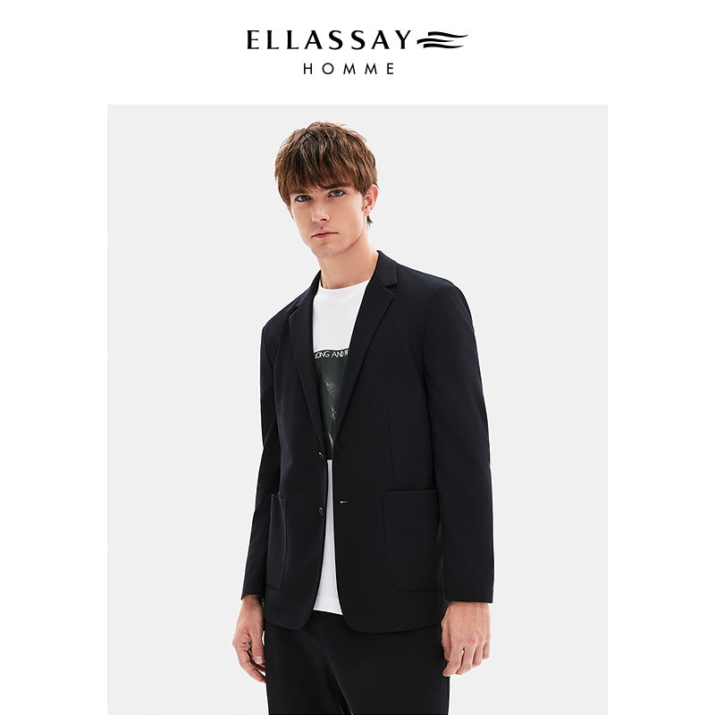 ELLASSAY男士春季商务休闲西装