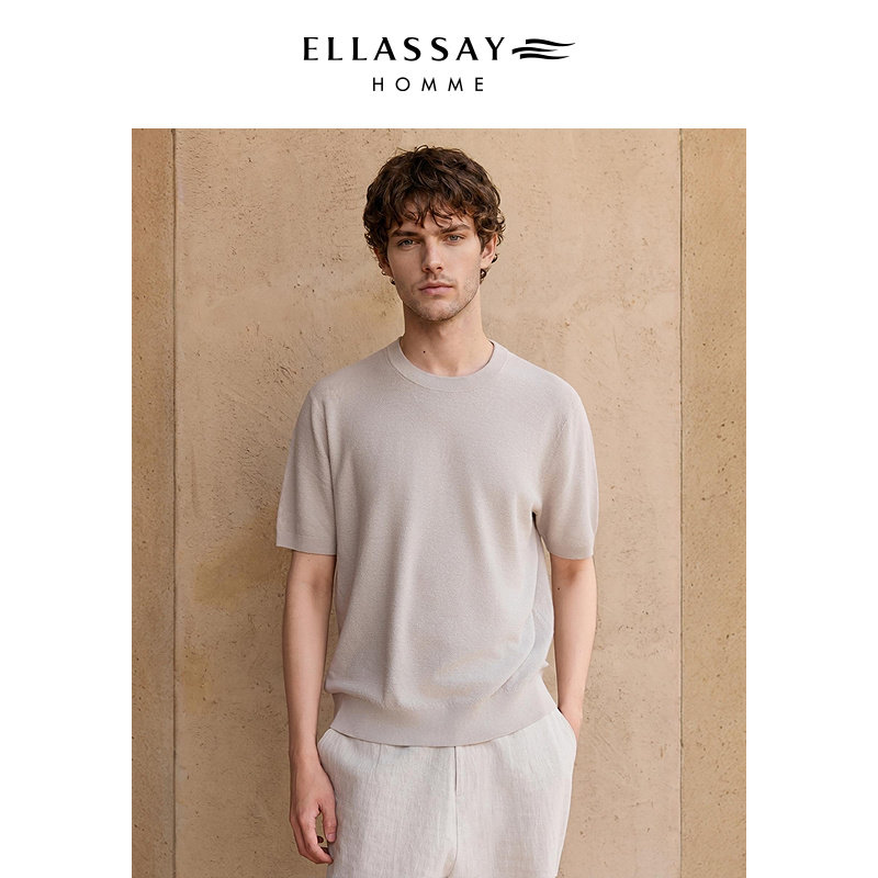 ELLASSAY歌力思男装针织短袖