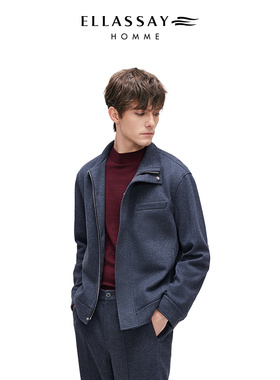ELLASSAY歌力思男装2025秋冬超细美利诺羊毛调温夹克EME364W02000