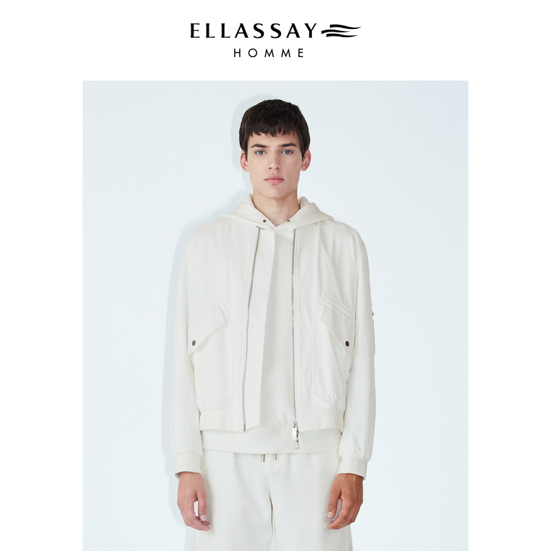 ELLASSAY歌力思男装立领棒球服