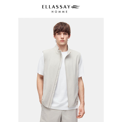 ELLASSAY歌力思男士夏日休闲马甲
