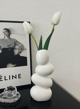 创意陶瓷花瓶家居插花装饰品摆件