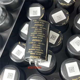 全新原装500V1000UF电解电容器 KEMET品牌 450V1000UF 45*75mm