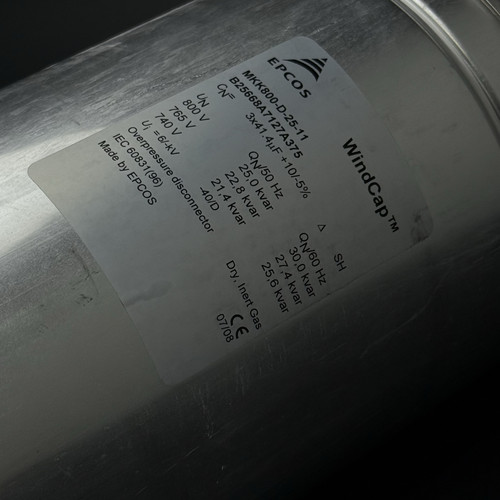 B25668A7127A375 MKK800-D-25-11 800V25kvar 爱普科斯 EPCOS电容
